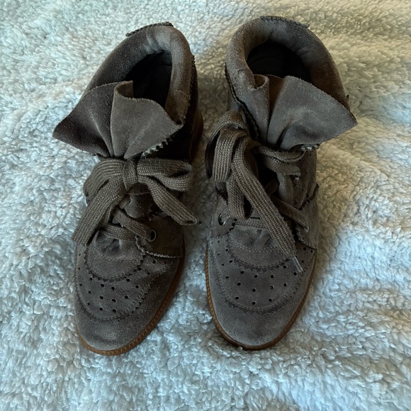 ISABEL MARANT bobby wedge sneakers - Picture 4 of 11